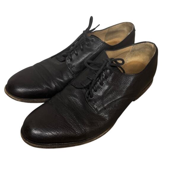 THE FRYE COMPANY Black Leather Oxford Dress Shoes SZ 10.5 main image 4
